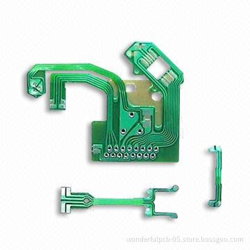Rigid-flex PCBs Board with Finished Board, Sized 23 x 25mm, 1oz Cupper Thickness